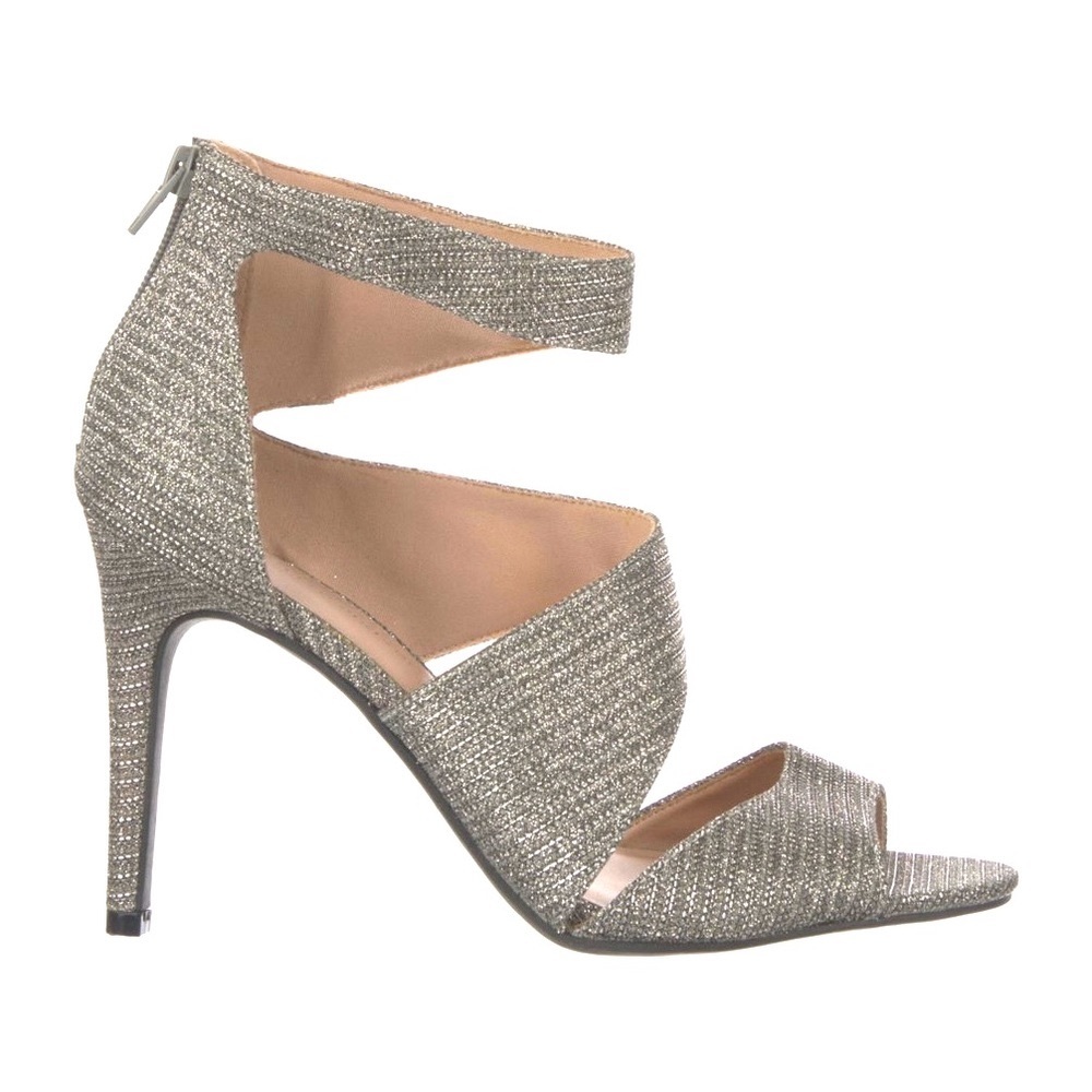 CHRISTIAN SIRIANO Silver high heels Size 9